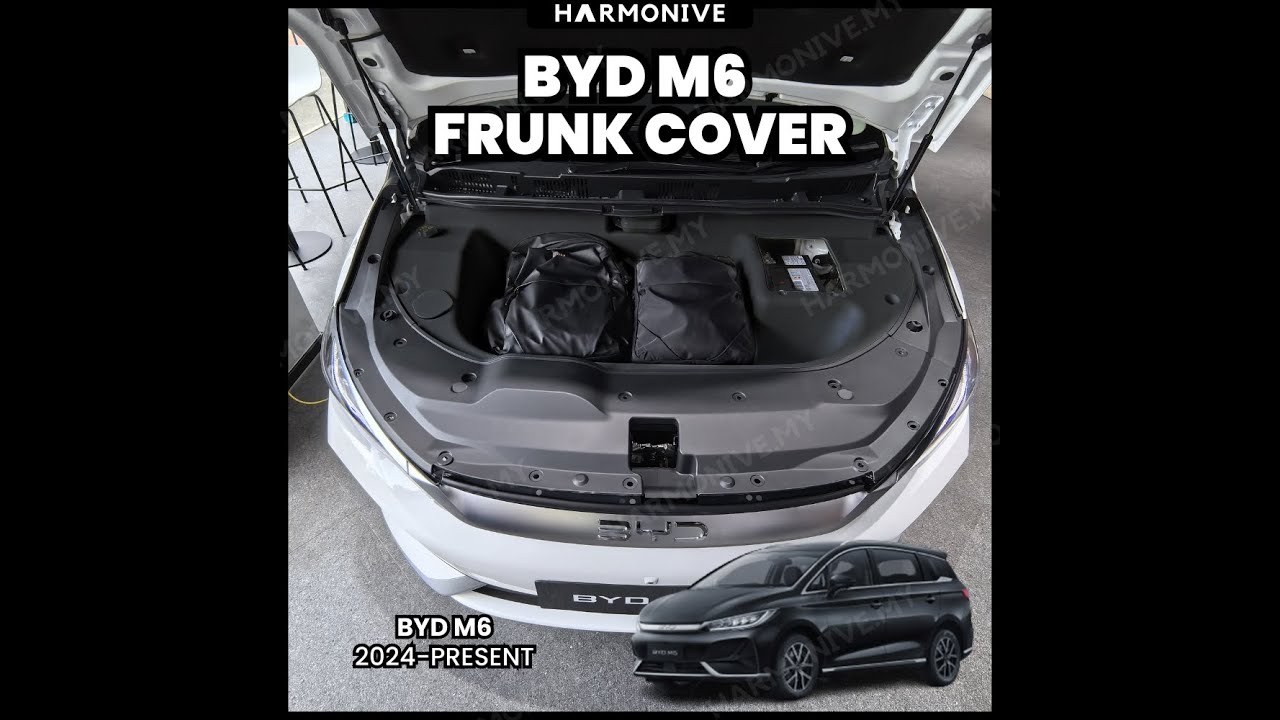 BYD M6 Frunk Storage Box Installation Guide