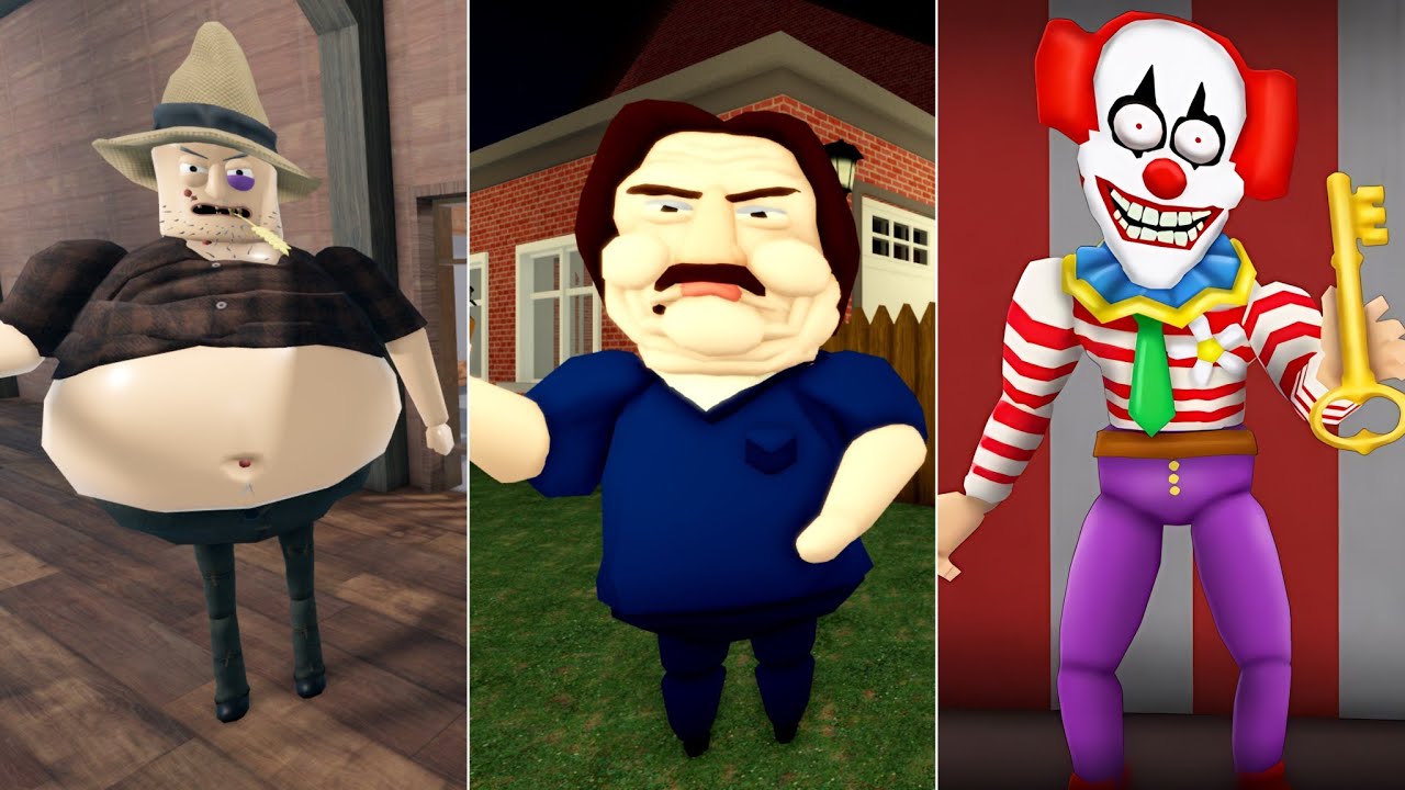 ESCAPE TIM'S FARM, EPIC CHOPPER'S CARNIVAL BREAKOUT, BEN'S HIDEOUT ESCAPE ROBLOX OBBY