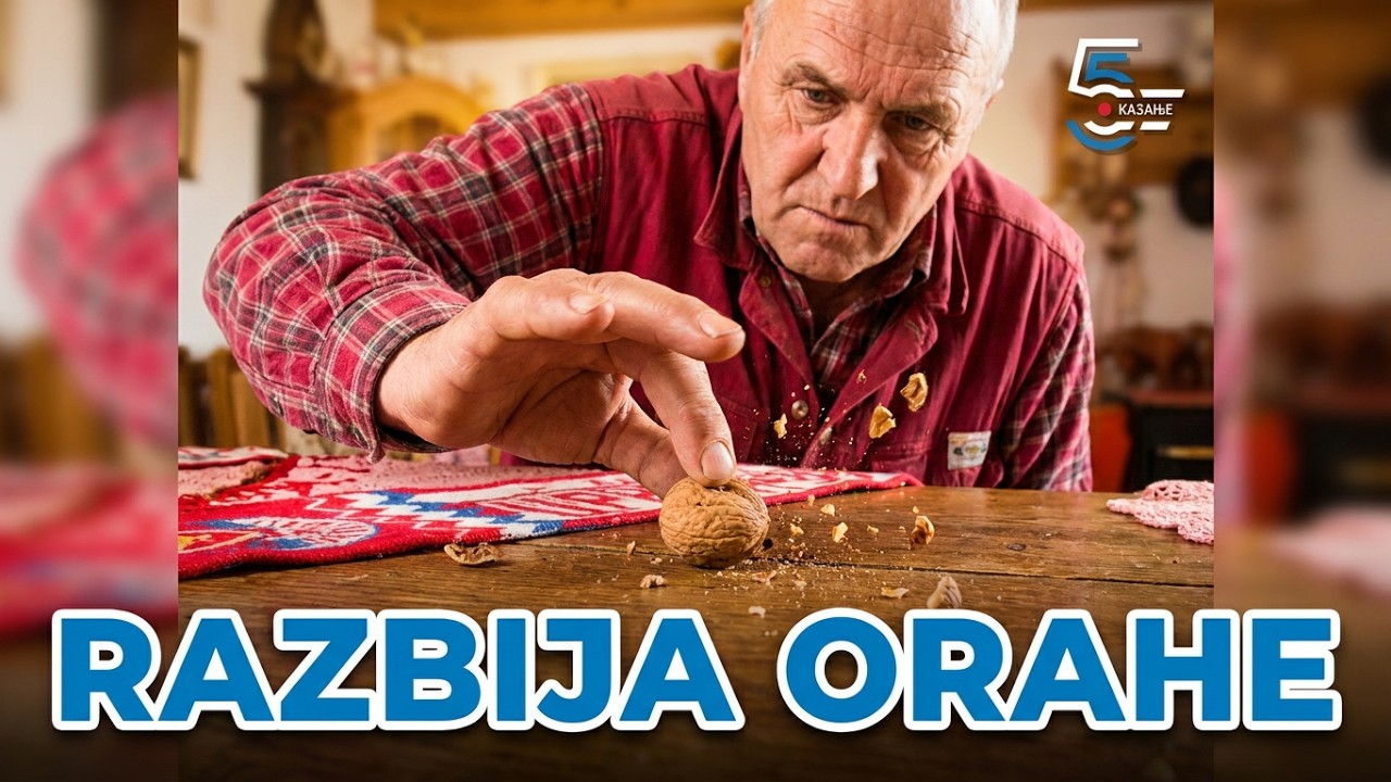 Najjači čveger na svetu - prstom razbija orahe