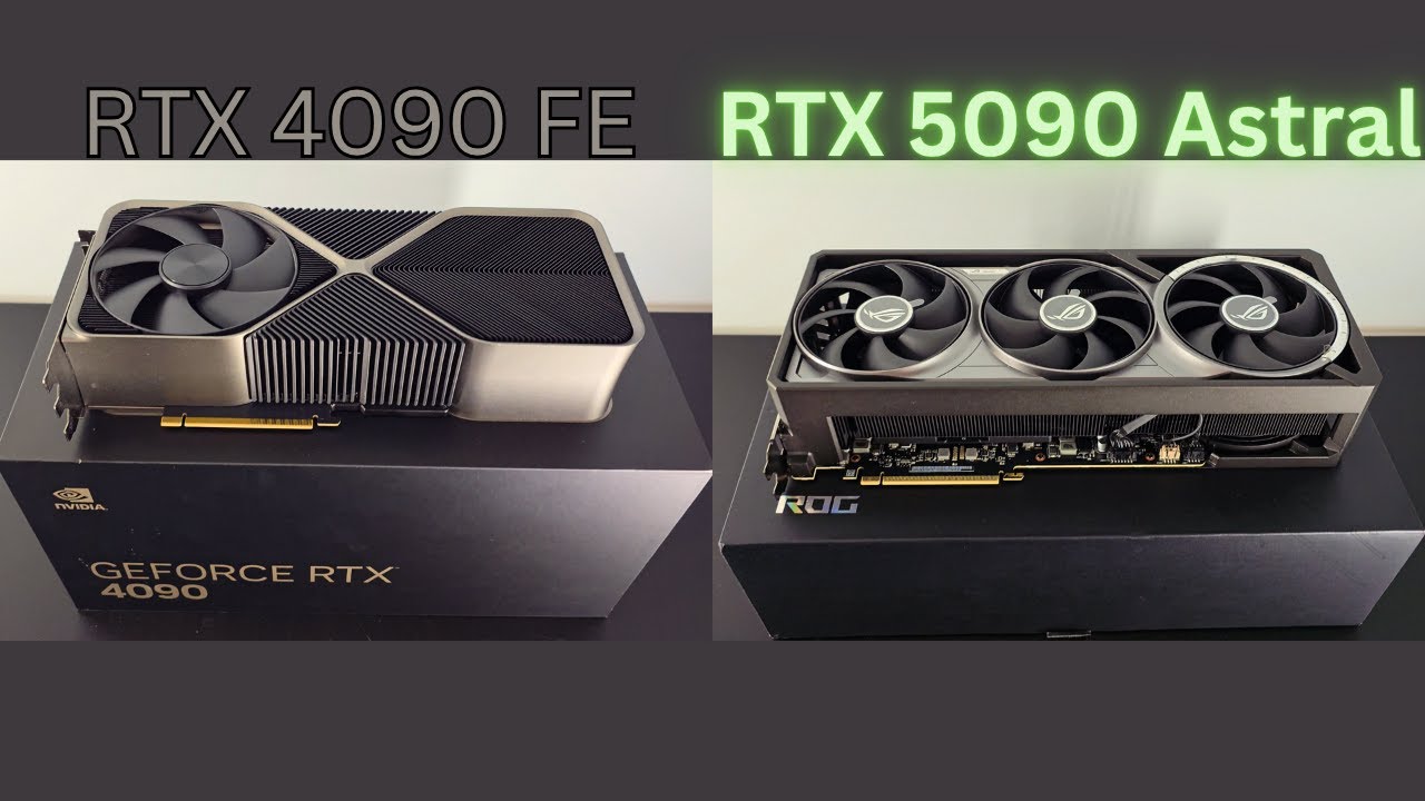 NVIDIA RTX 5090 Astral против RTX 4090 FE | Тест и сравнение