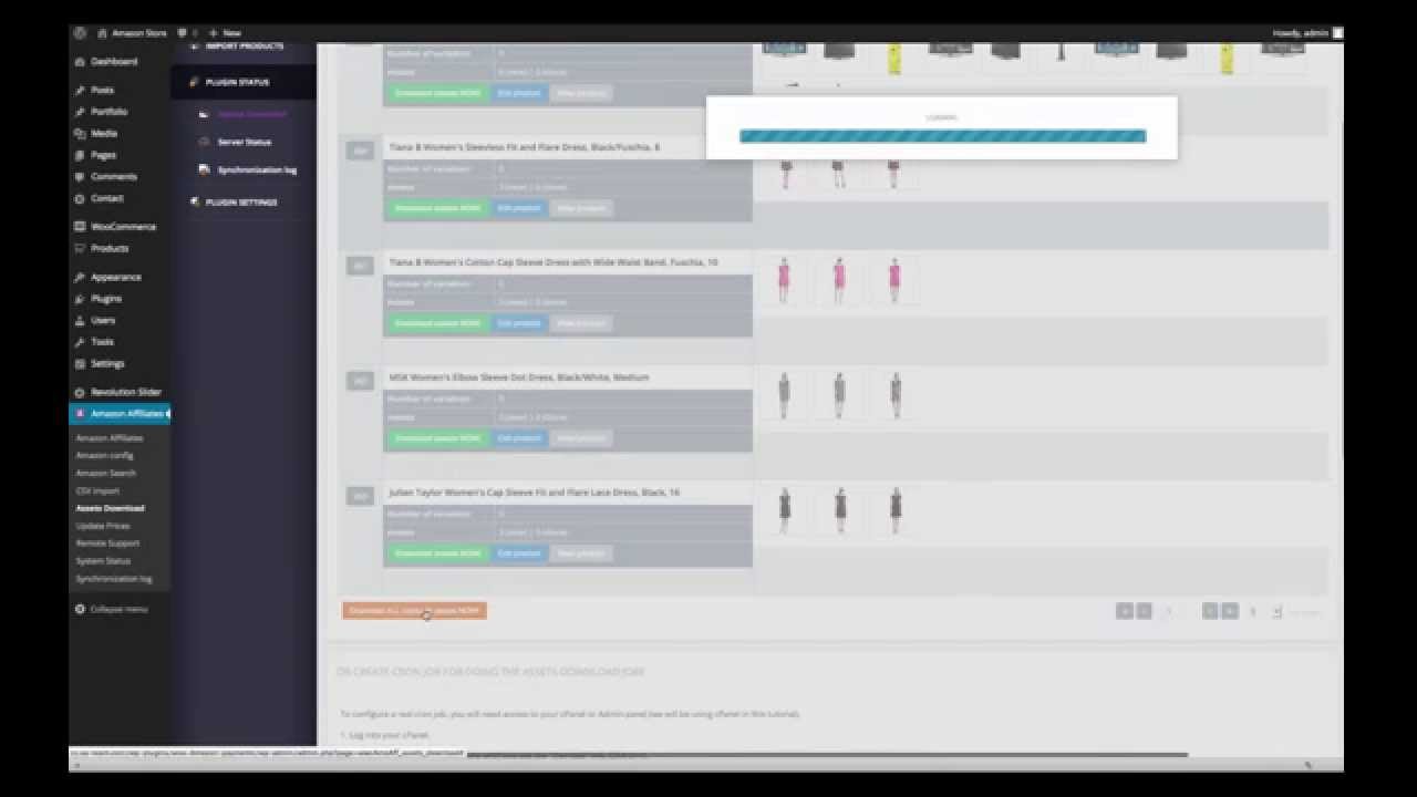 Bulk Import & CSV Import - Woocommerce Amazon Affiliates