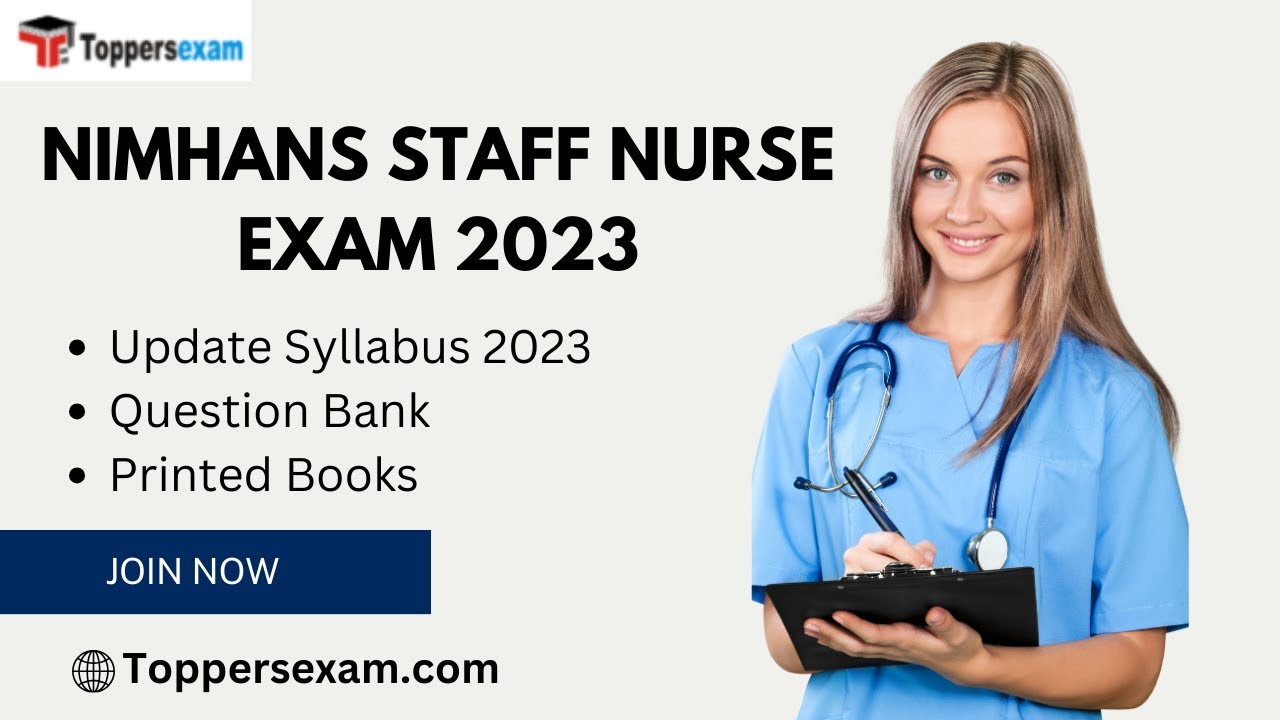 NIMHANS STAFF NURSE Mock Test: Free Test Series 2023