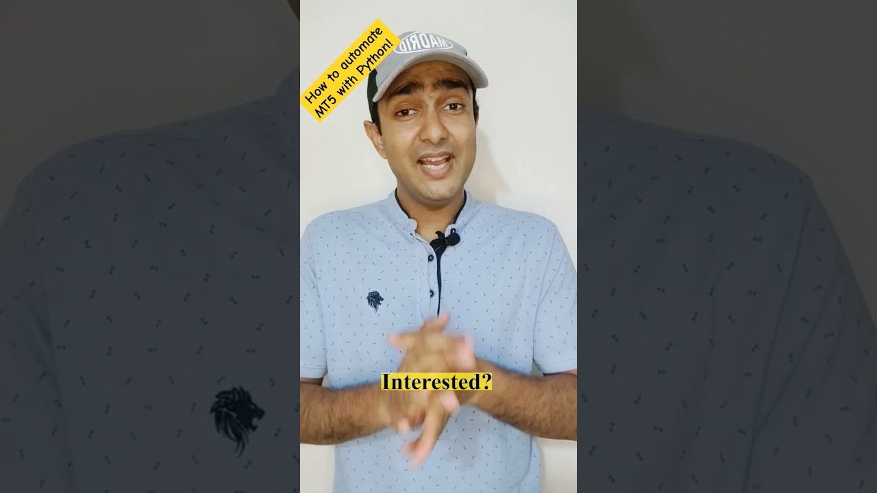 How to send Buy Sell orders from Python to MT5 #pythonprogramming #trading #tradingbots