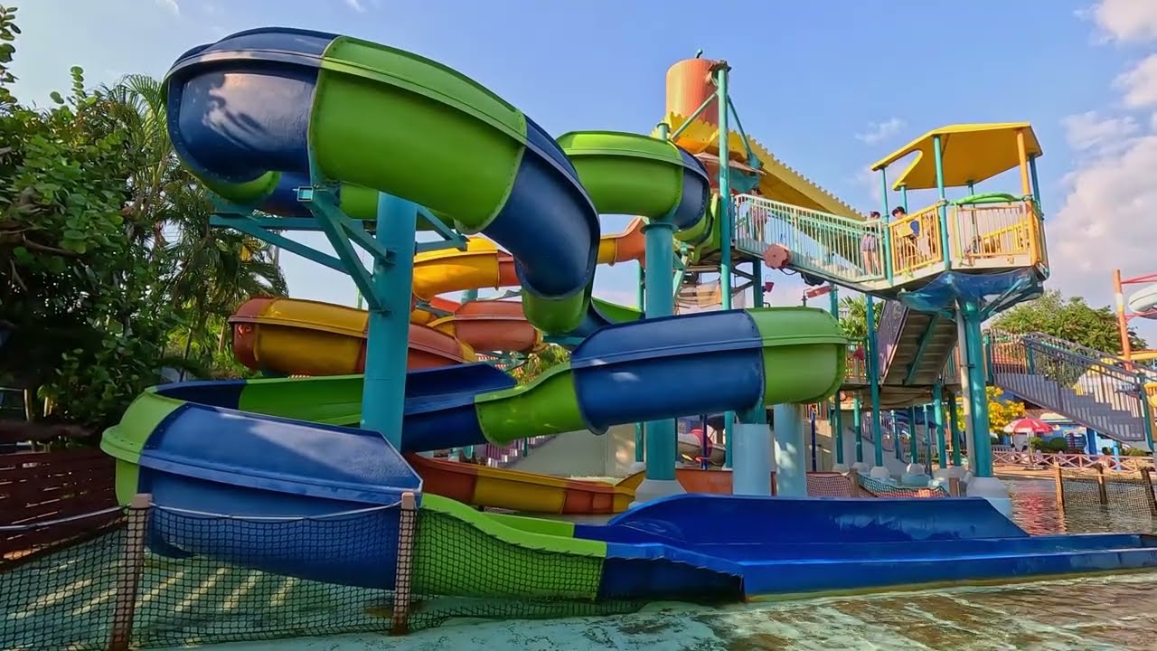 Si-Am Lagoon All Slides POV | Siam Amazing Park | ProSlide - RideHOUSE 300