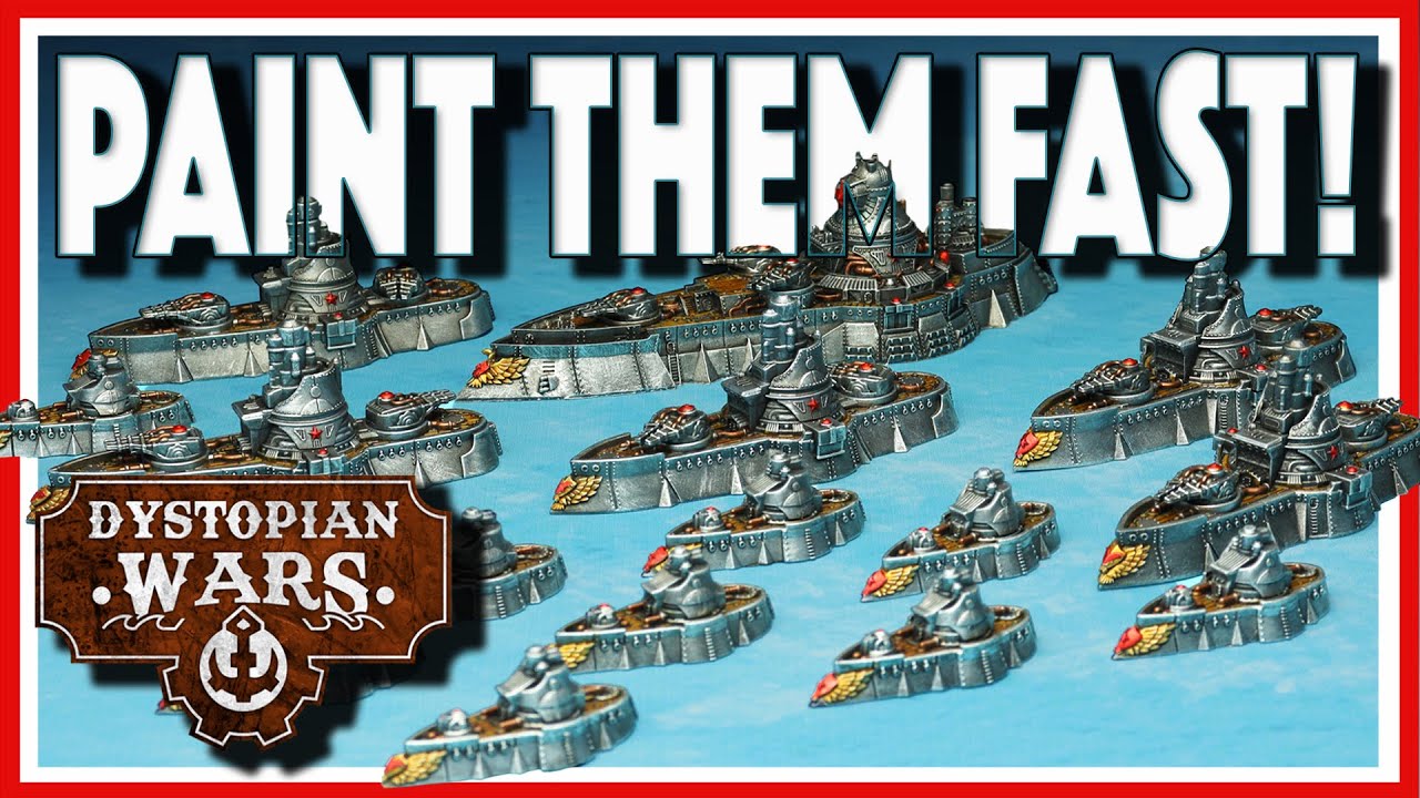 Dystopian Wars - Hunt for the Prometheus - Commonwealth - Beginner Painting Tutorial
