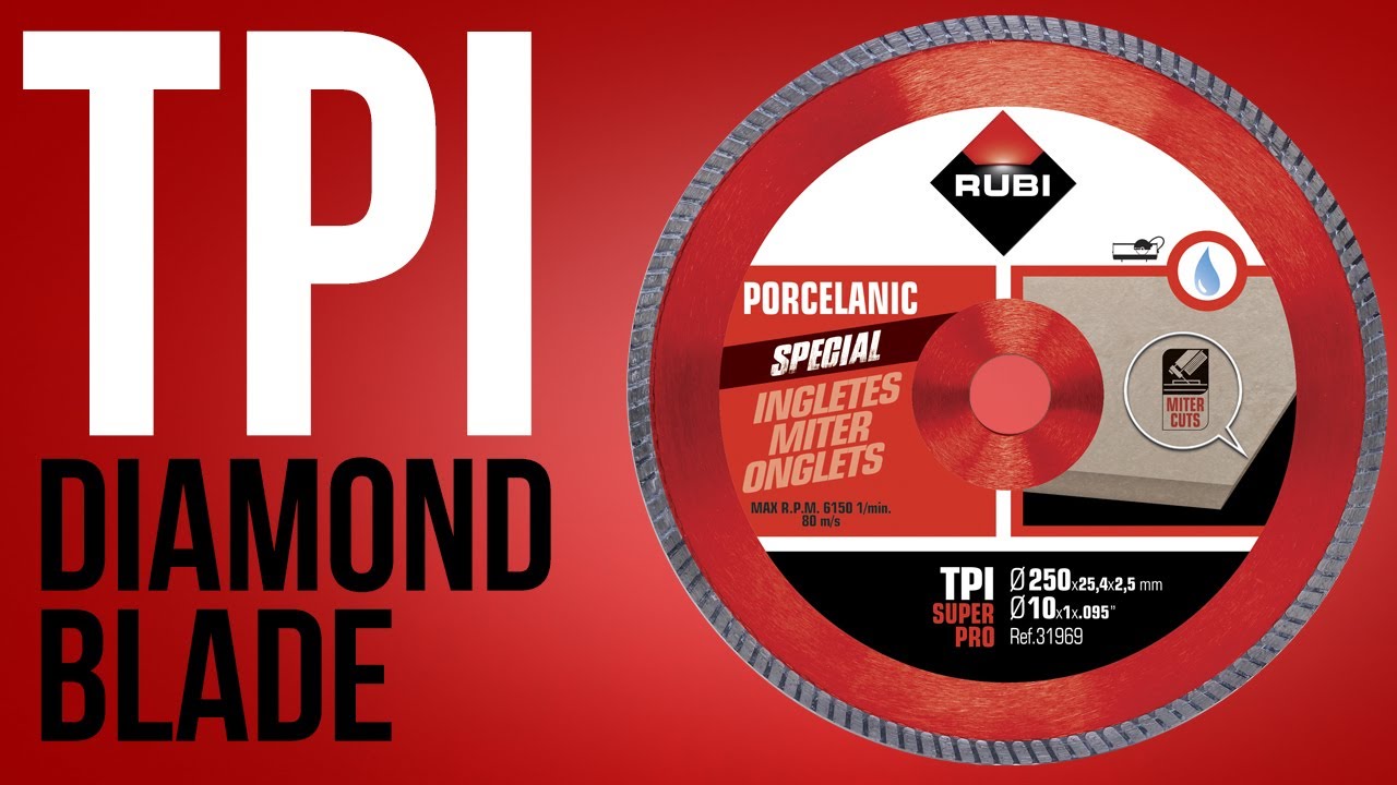 Disco Diamante TPI de RUBI para Inglete