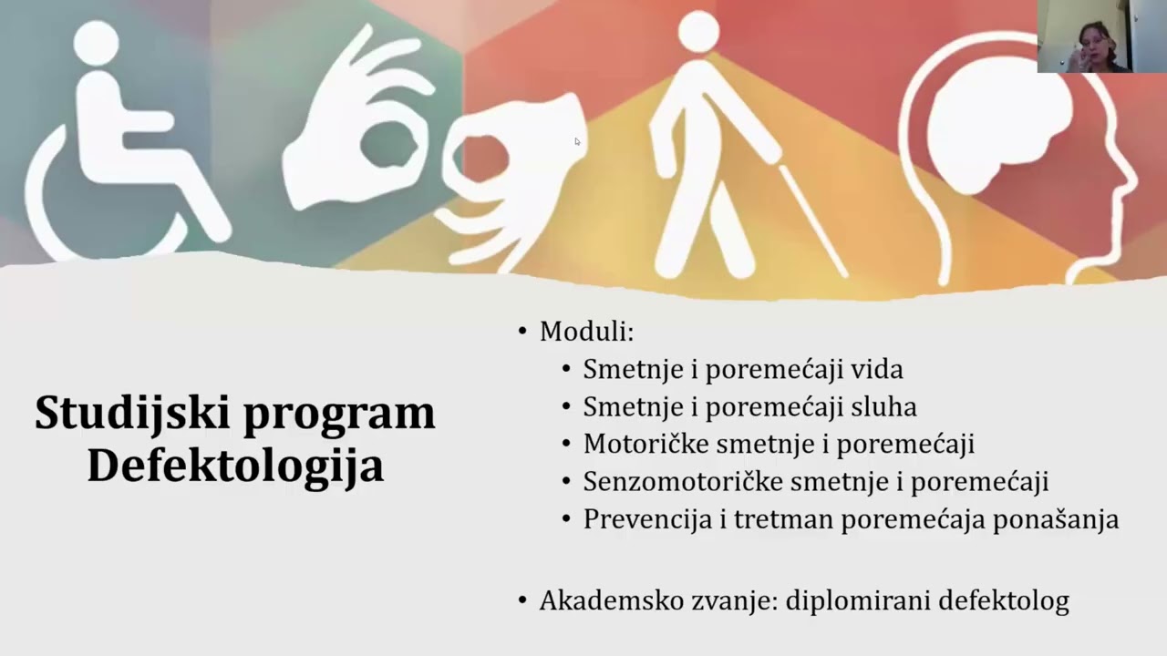 Факултет за специјалну едукацију и рехабилитацију – презентација са виртуелног сајма образовања 2026