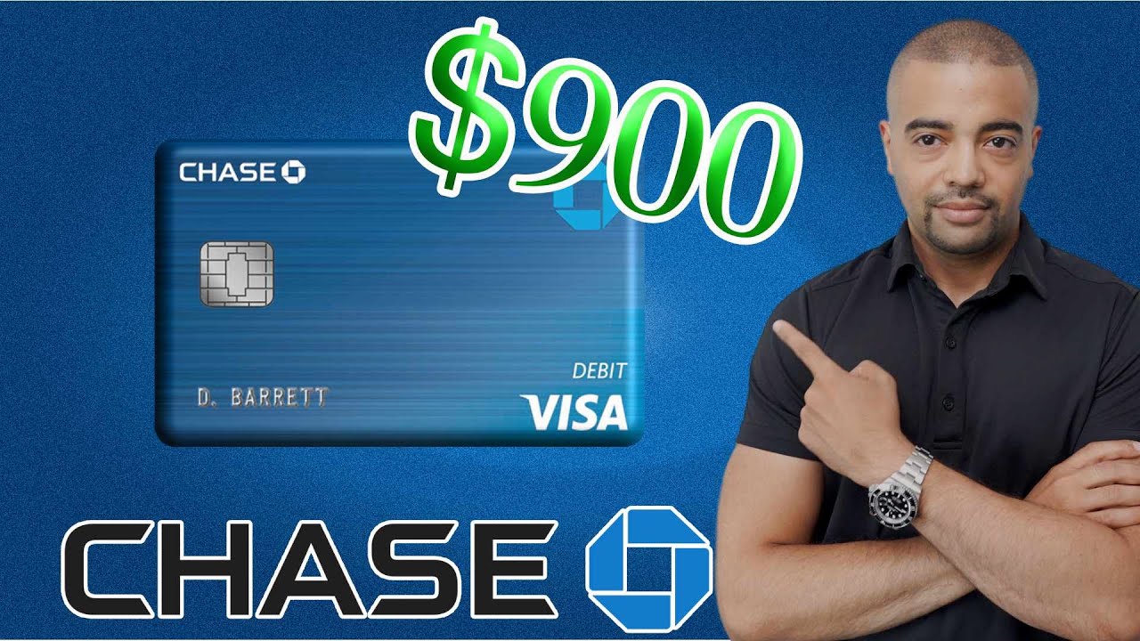 Chase - бонус в размере 900 долларов США за открытие расчетного и сберегательного счета.