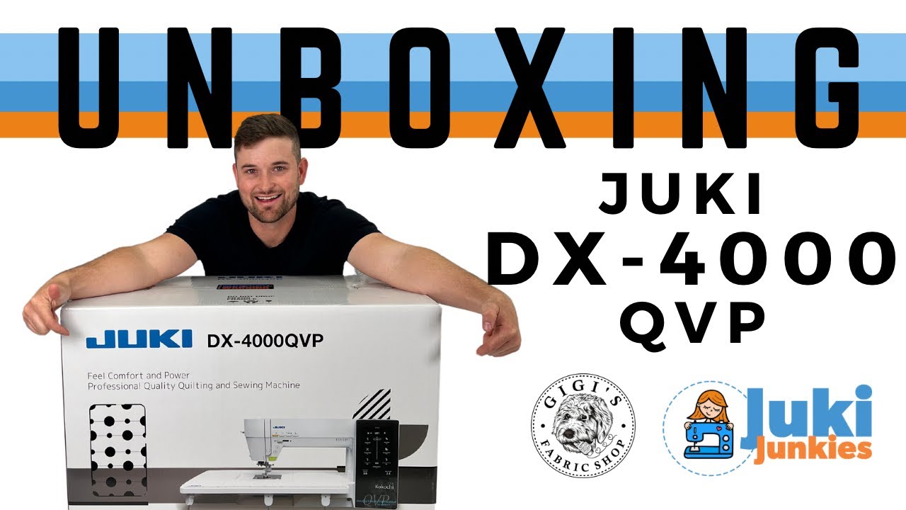 Распаковка JUKI KOKOCHI DX-4000QVP! (Чего ожидать!)