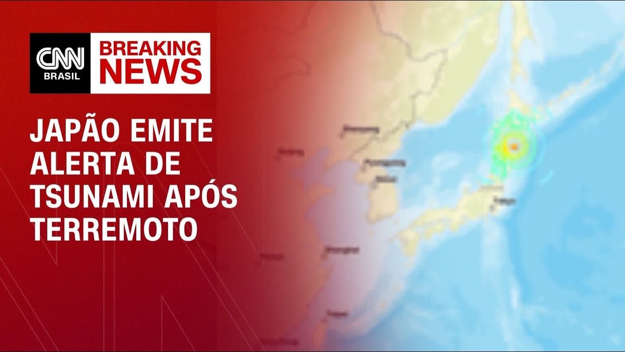 Jap&atilde;o emite alerta de tsunami ap&oacute;s terremoto de magnitude 7,6 | LIVE CNN