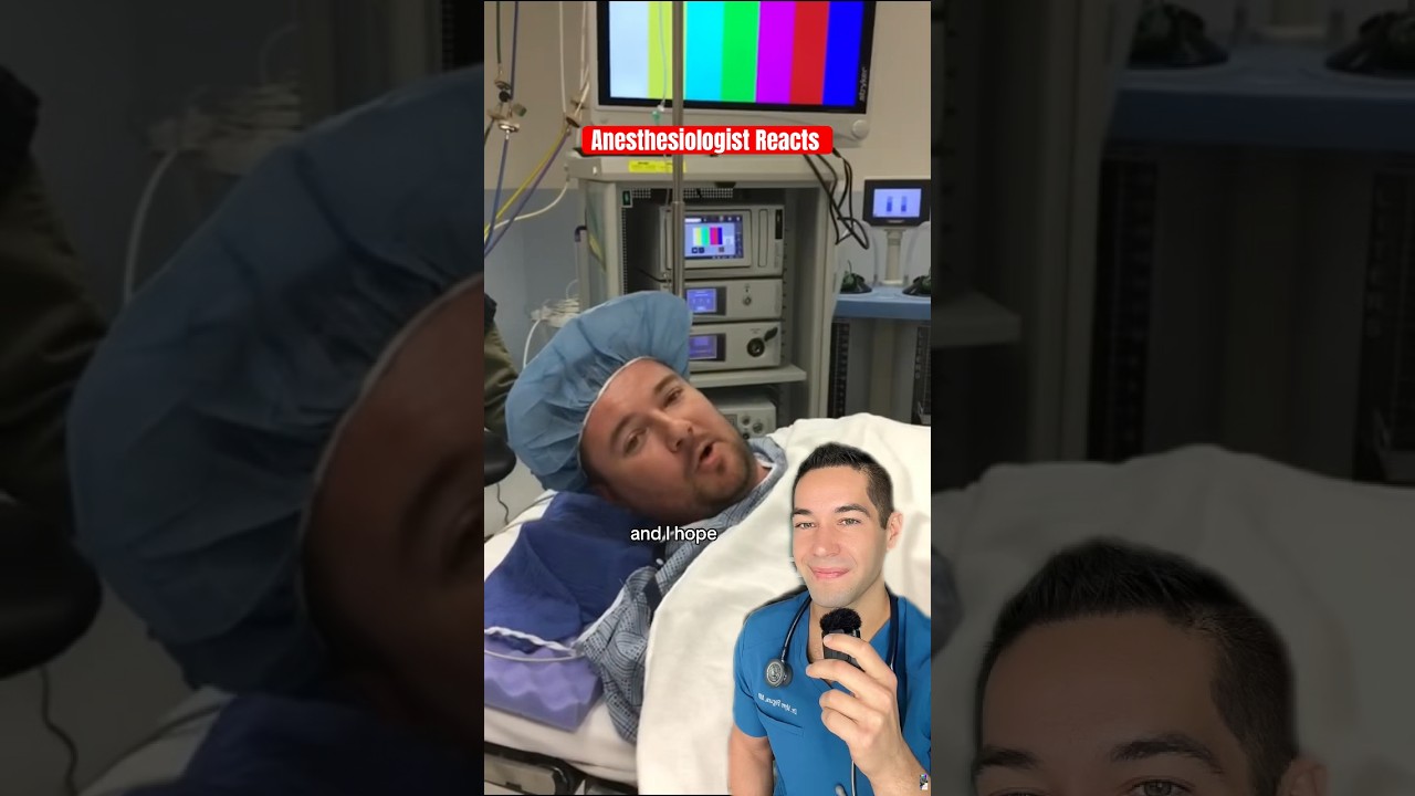 Он пытался побить свой последний рекорд 😭 (борясь с анестезией)