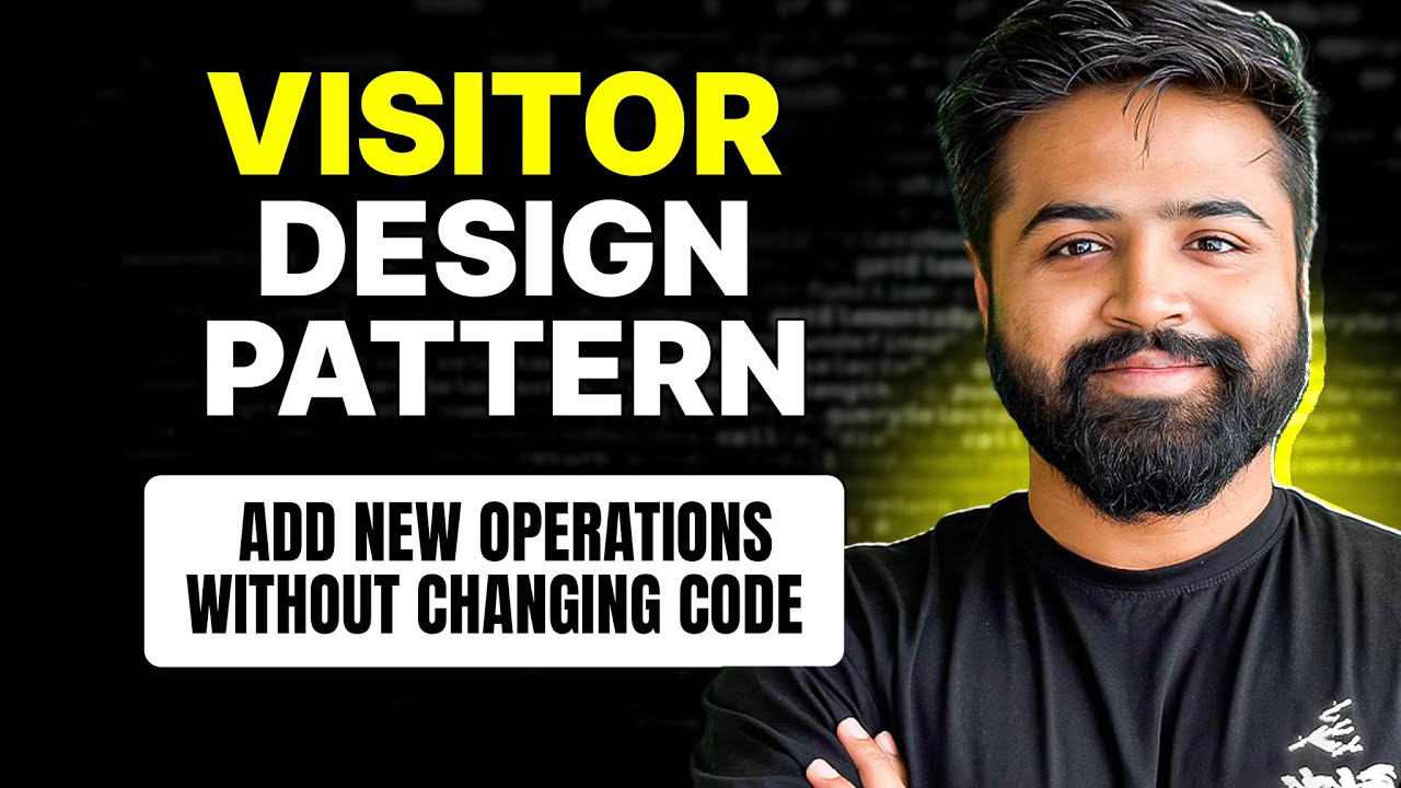 Visitor Design Pattern | UML + Code | System Design