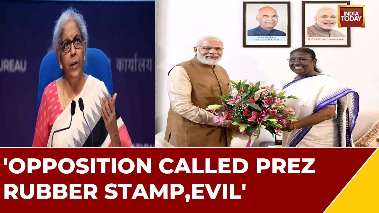 New Parliament Showdown: 'Oppn Called Prez Rubber Stamp,Evil': Union Minister, Nirmala Sitharaman