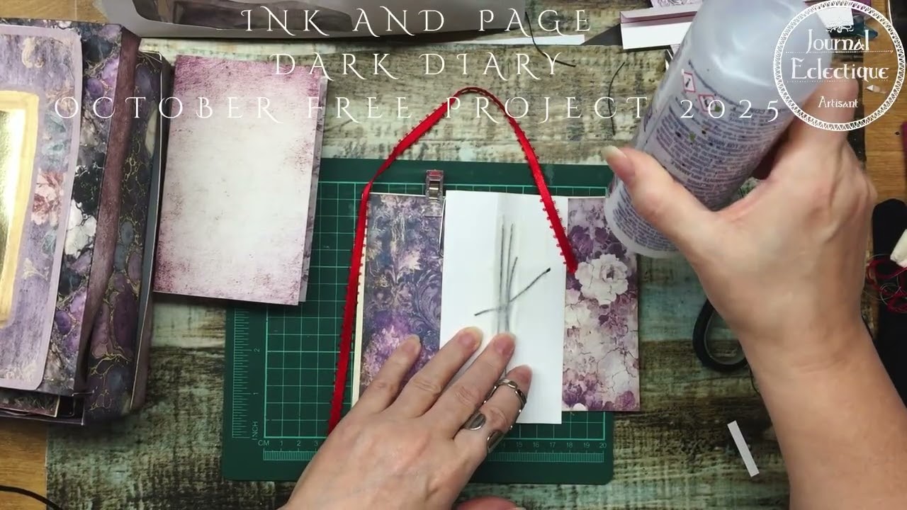 Ink and page October free project-DARK DIARY@inkandpagejournals 