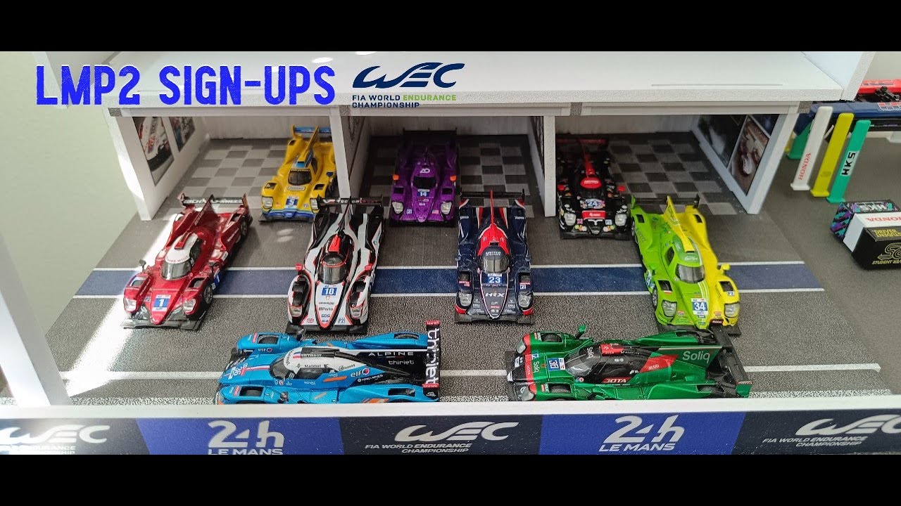 WEC LMP2 Sign-ups for the 2026 24h of Daytona | 2026 PaperCup WEC Stop Motion Season