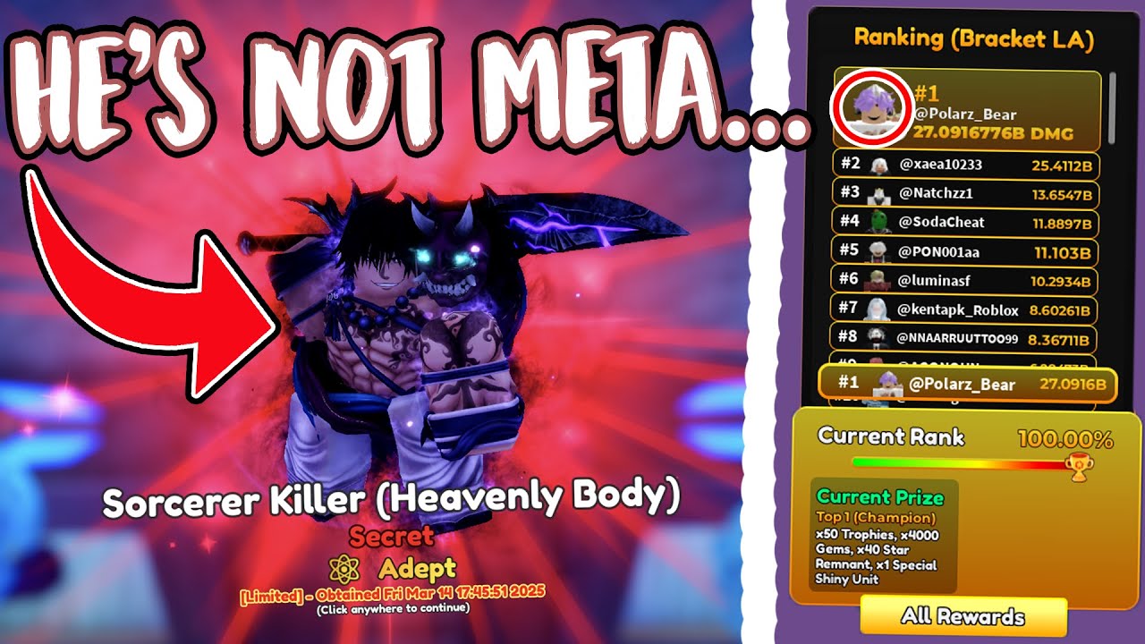 The Devs MANIPULATED This Tournament, But I Still Won... | Anime Adventures