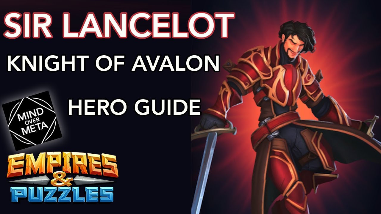 Sir Lancelot Epic Hero Review - Knights of Avalon Family - Mana Gen Meta - Empires and Puzzles!