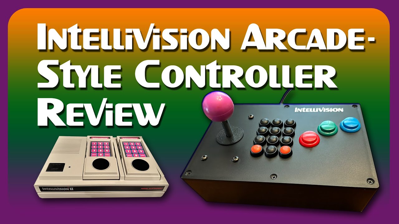 Обзор аркадного контроллера INTELLIVISION от BD Retro Mods