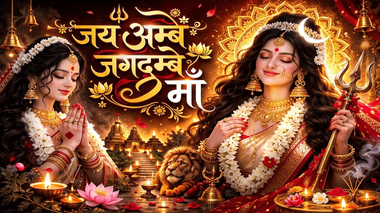 जय अम्बे जगदम्बे माँ | Jai Ambe Jagdambe Maa | Durga Bhajan | Navratri Special Mata Rani Song