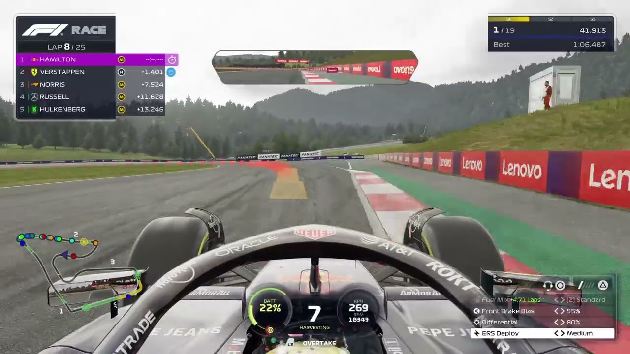 F1 25 | AI 100 WITH NO REWIND !!