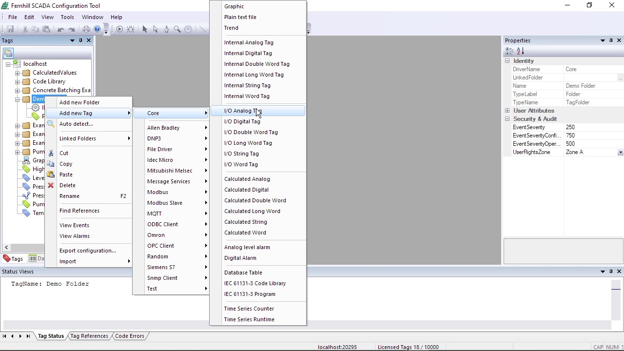 Fernhill SCADA Basic Configuration Tasks