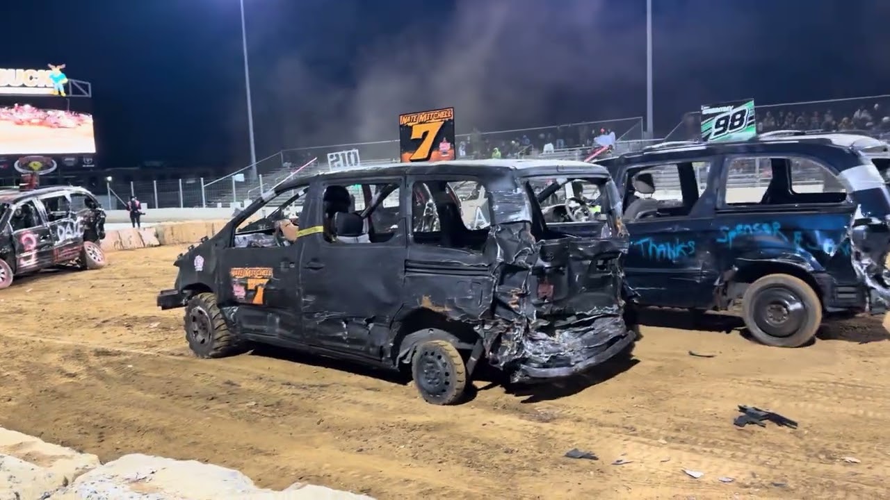 Mini Van Demolition Derby Buck Motorsports Park 1-3-26 