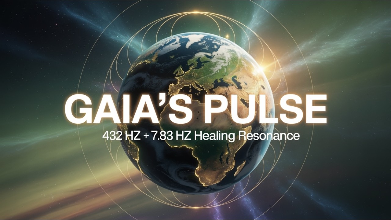 Gaia’s Pulse | 432 Hz + 7.83 Hz Healing Resonance | 12 Hour Black Screen