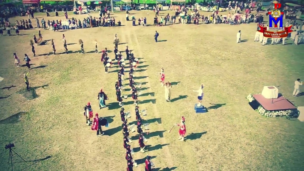 DISPLAY DRUMBAND SMPK SANTA MARIA SAWANGAN, MAGELANG DALAM RANGKA HUT RI KE-78