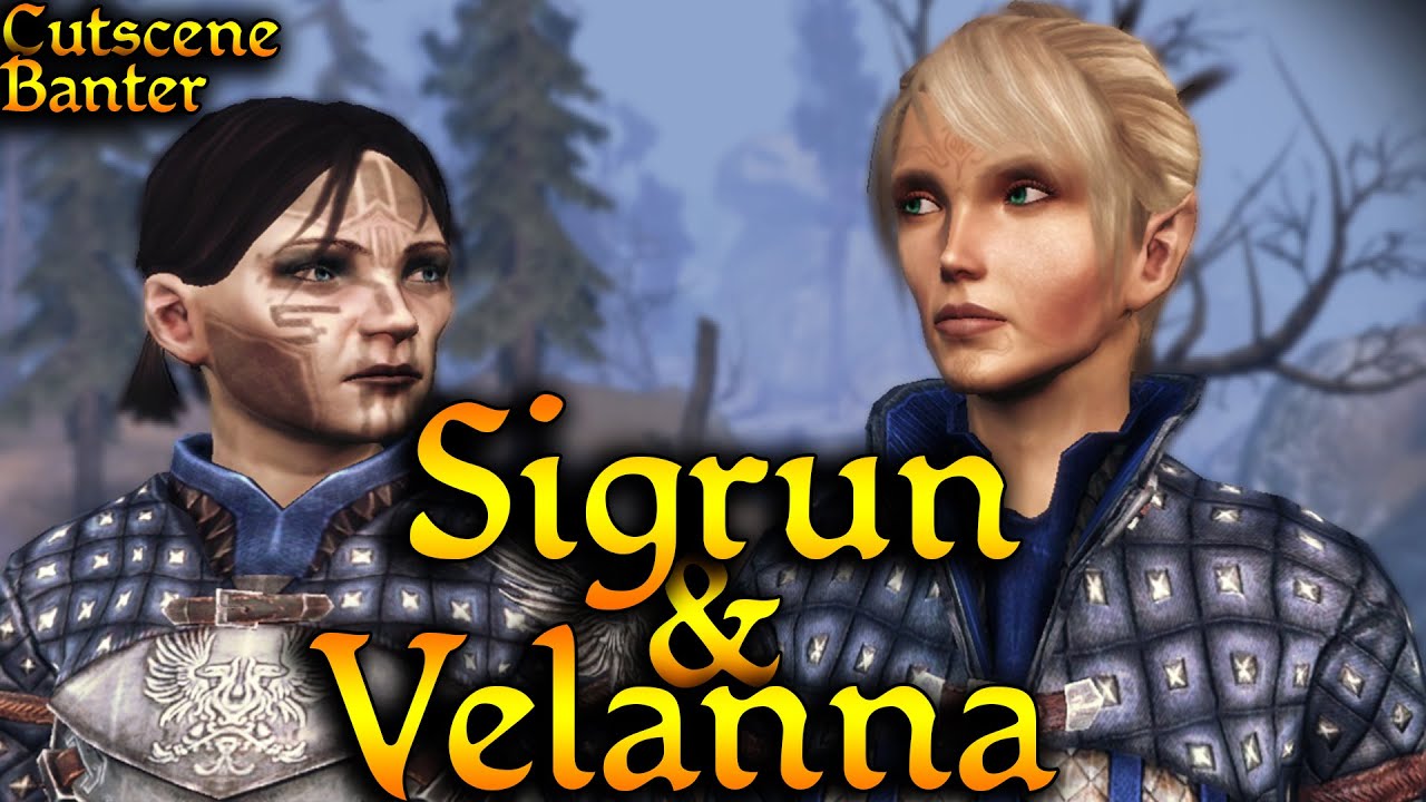 Sigrun and Velanna Cutscene Banter | Dragon Age: Origins - Awakening