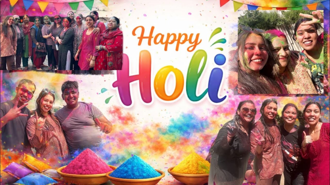 “Family + Holi = Double Masti 😍 | Holi Vlog”