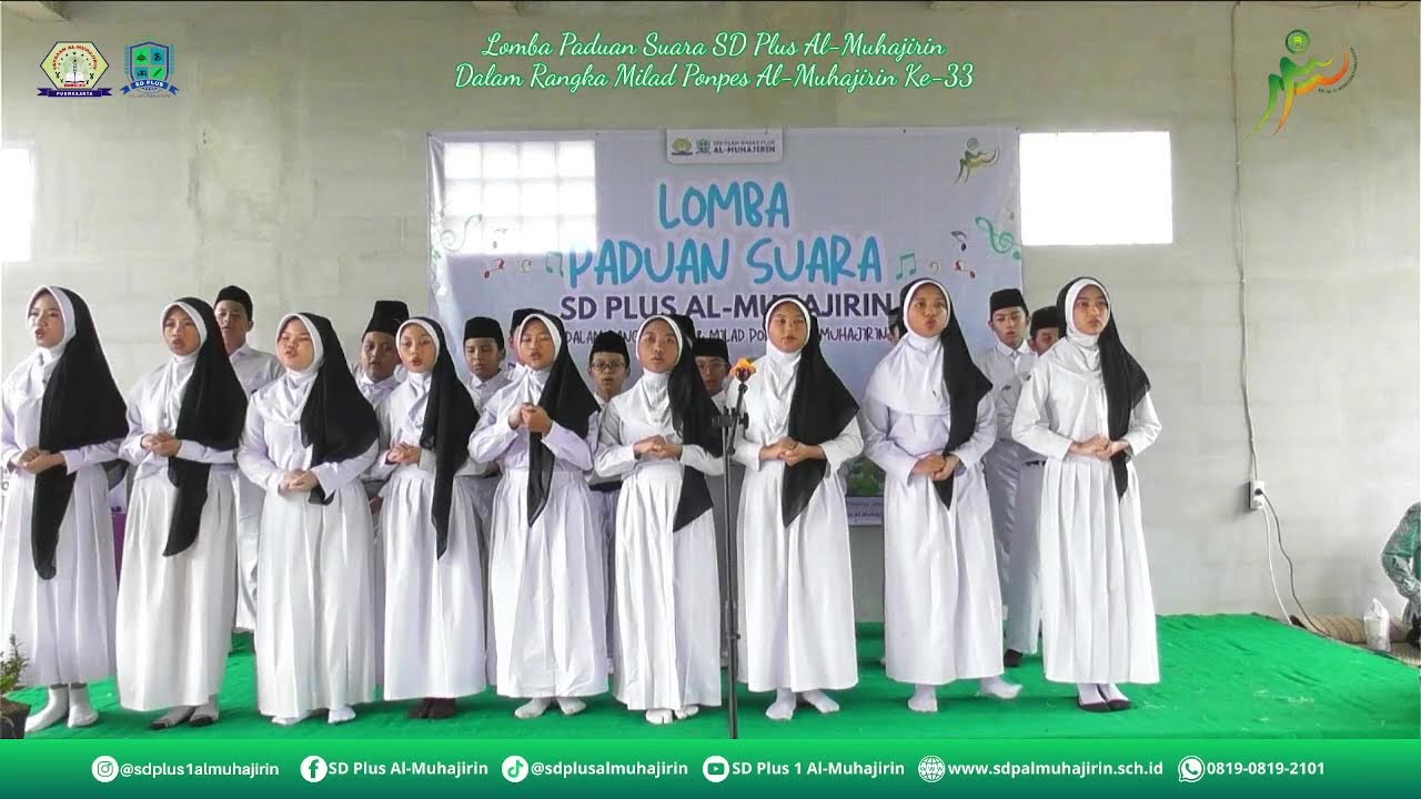 Lomba Paduan Suara Dalam Rangka Milad Ponpes Al-Muhajirin ke-33