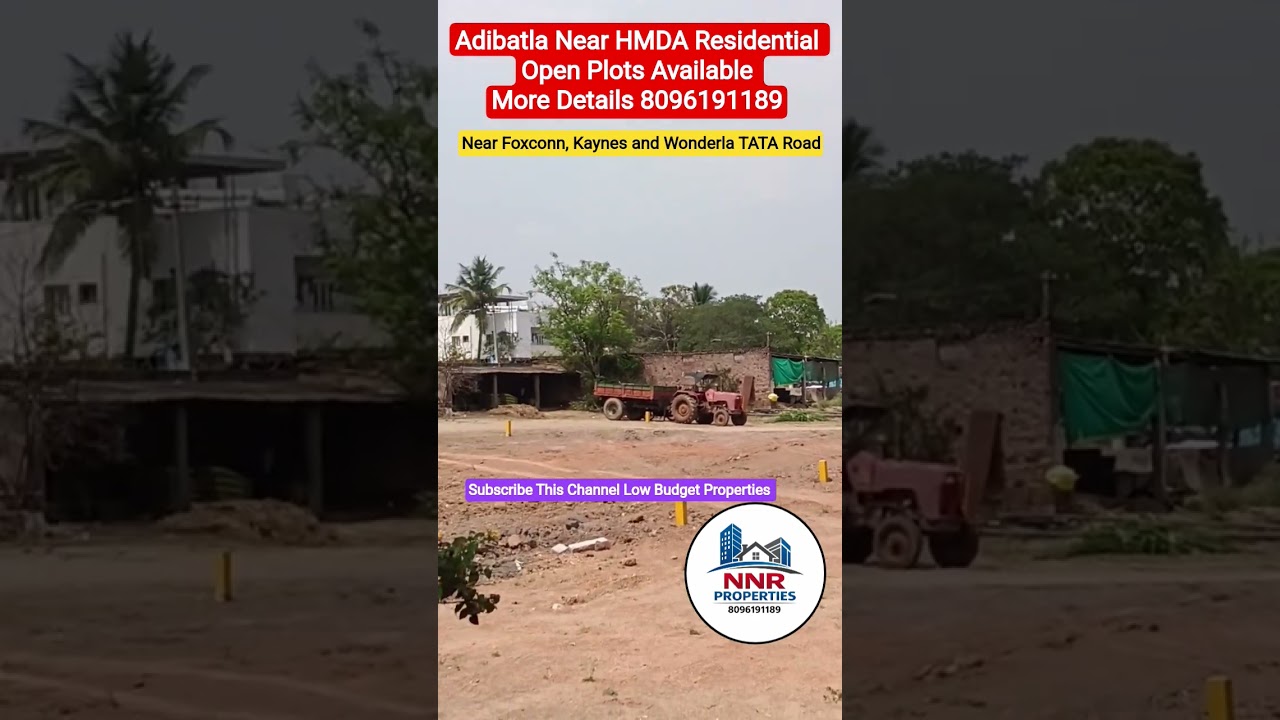 #adibatla Near HMDA Residential Open #Plots for #Sale #investing #construction #house#hyderabad Plot
