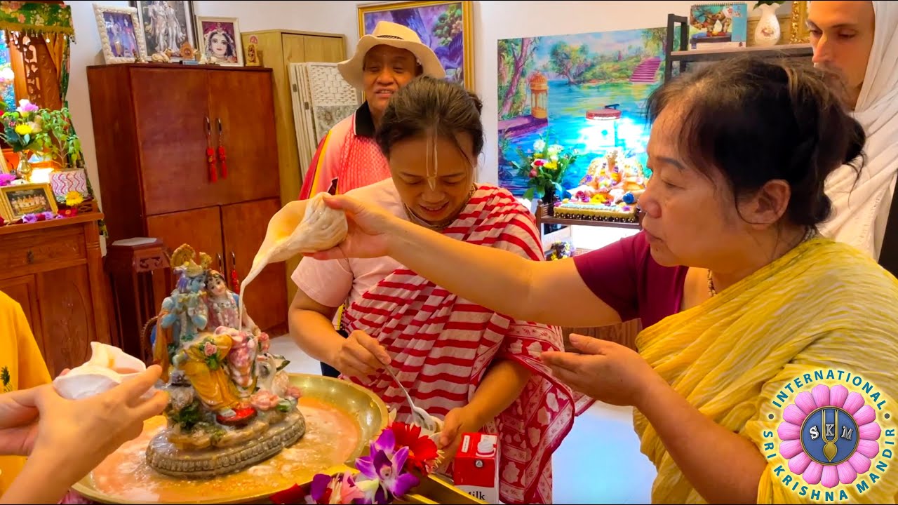 Janmashtami in CHINA! Devotees from Guangzhou, China!