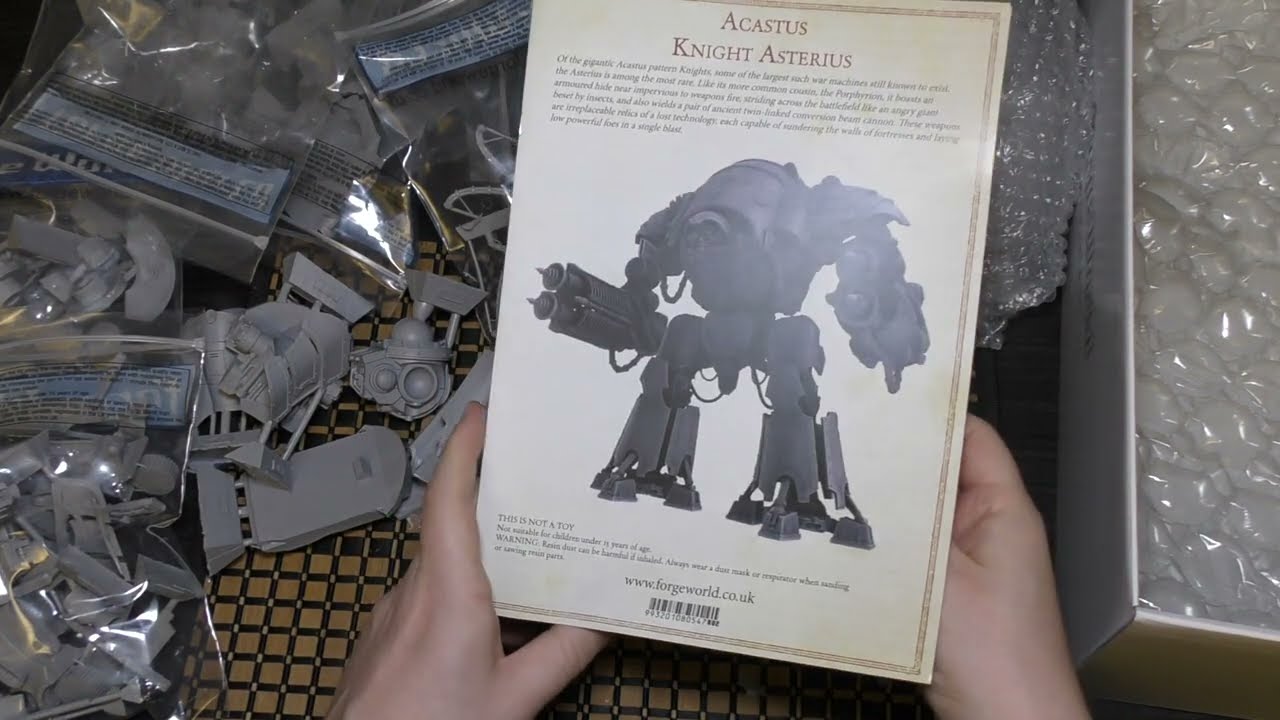 Acastas Knight Asterius - Unboxing (HH & WH40K)