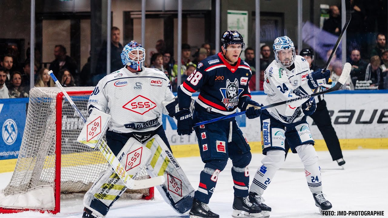 Kassel Huskies vs Dresdner Eislöwen Game Highlights Playoff-Halbfinale Spiel 5