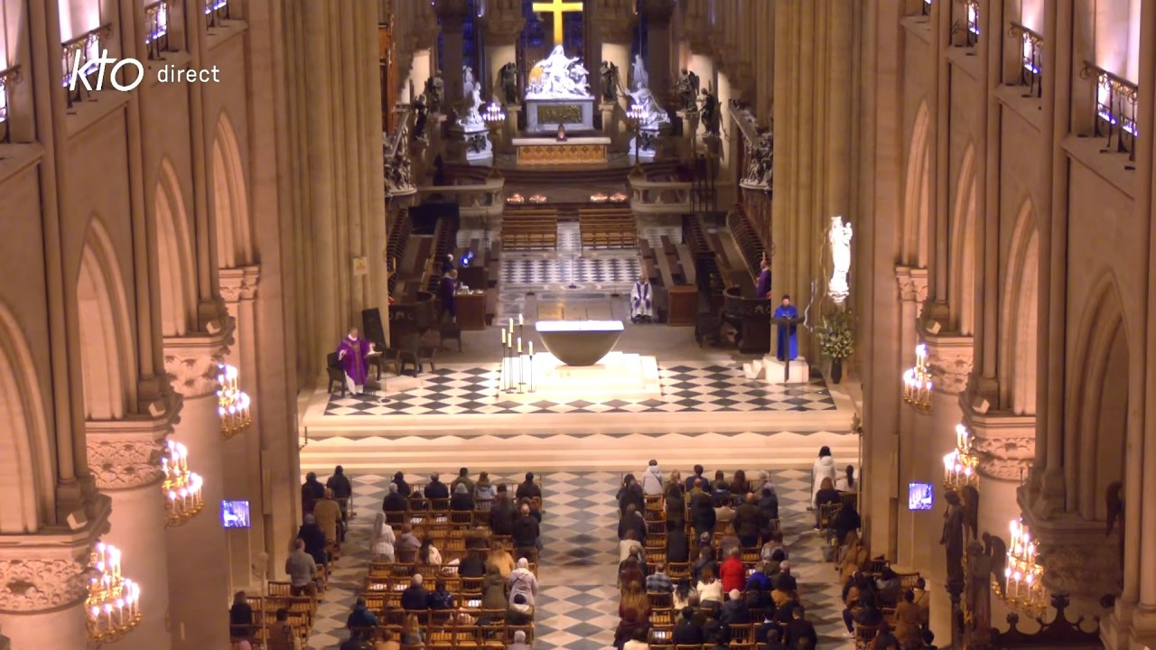 Messe du 16 mars 2026 à Notre-Dame de Paris