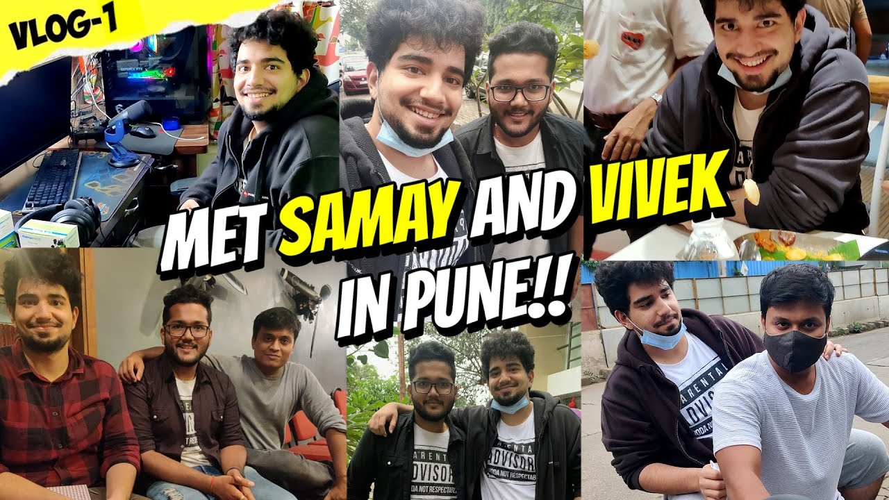 MET @SamayRainaOfficial AND @vivekmagic IN PUNE | VLOG 1