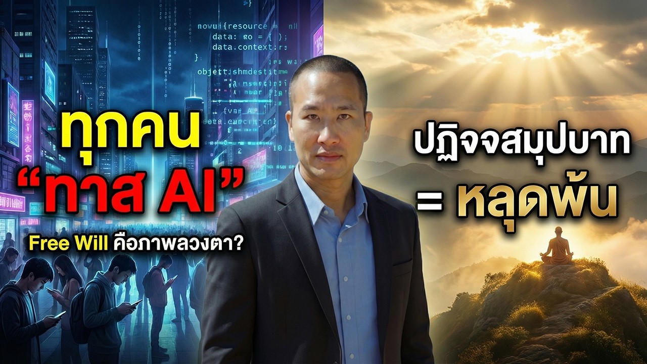 ทุกคน เป็น “ทาส AI” “ทาส Algorithm” | กำลัง “ยึดครองจิต” | ปฏิจจสมุปบาท = หลุดพ้น