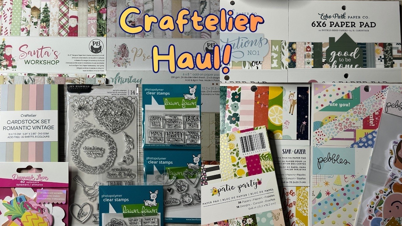 Craftelier Haul❣️ Echo Park, Carta Bella, P13 und mehr😍❣️
