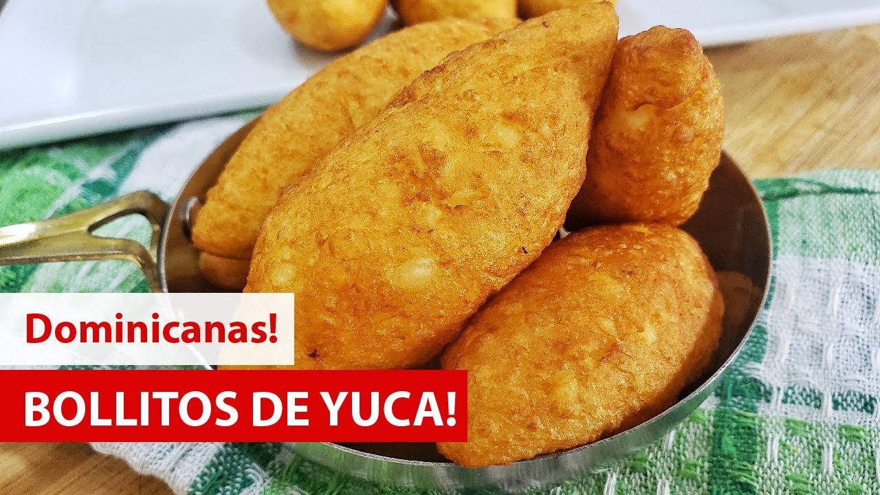 Como hacer BOLLITOS de YUCA 🥟🍠[DELICIOSOS] | Cocina Dominicana 🇩🇴