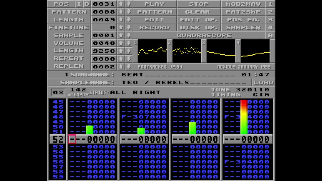 Teo - Beat (Amiga 4 channel module)
