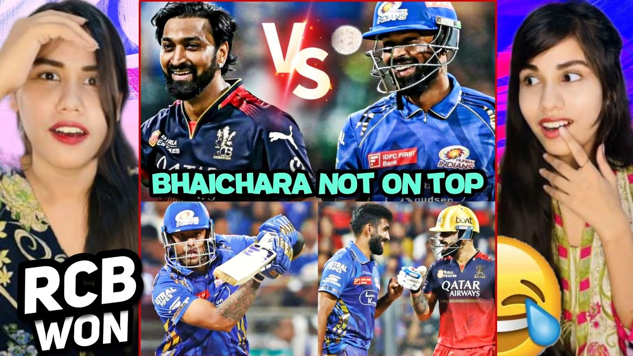 Rcb Breathtaking win against Mi 🔥 Instagram Trending Reels Reaction l Kohli x hardik