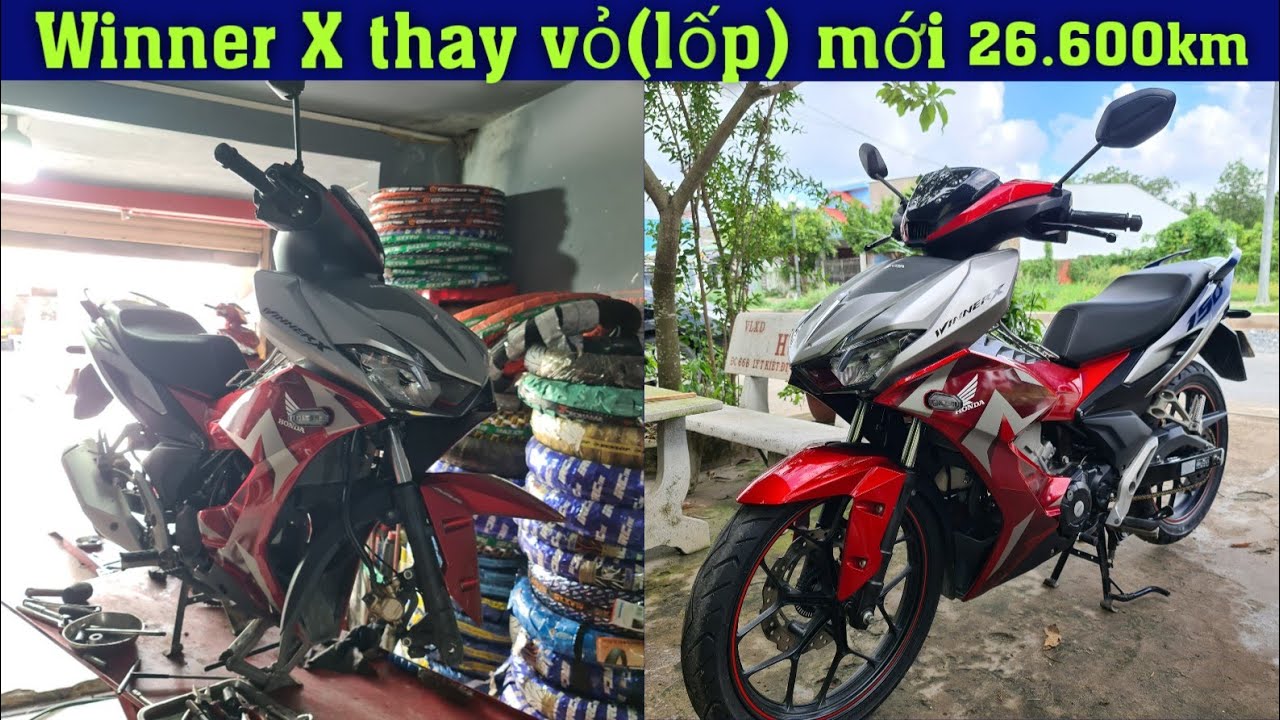 Winner X thay vỏ(lốp) mới, CHẤM VÀNG trên lốp mới có ý nghĩa gì?
