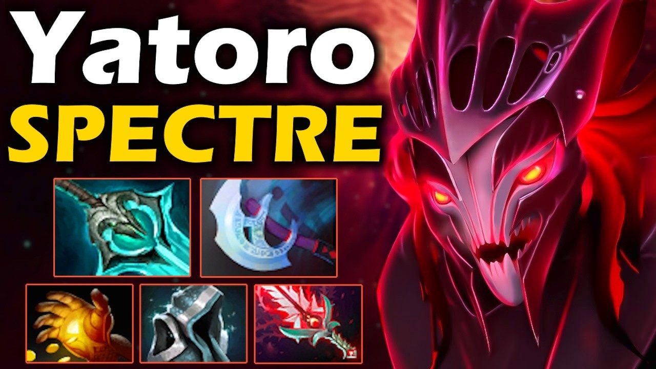 Яторо на Спектре, Самый СИЛЬНЫЙ керри Доты! - Yatoro Spectre 7.37 ДОТА 2