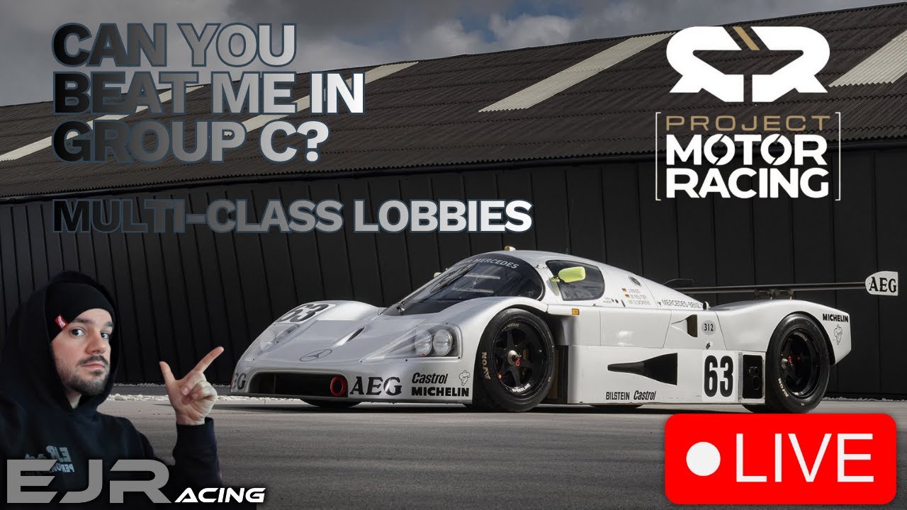 🔴LIVE - Project Motor Racing - Open Lobbies - Can You Beat Me In Group C?