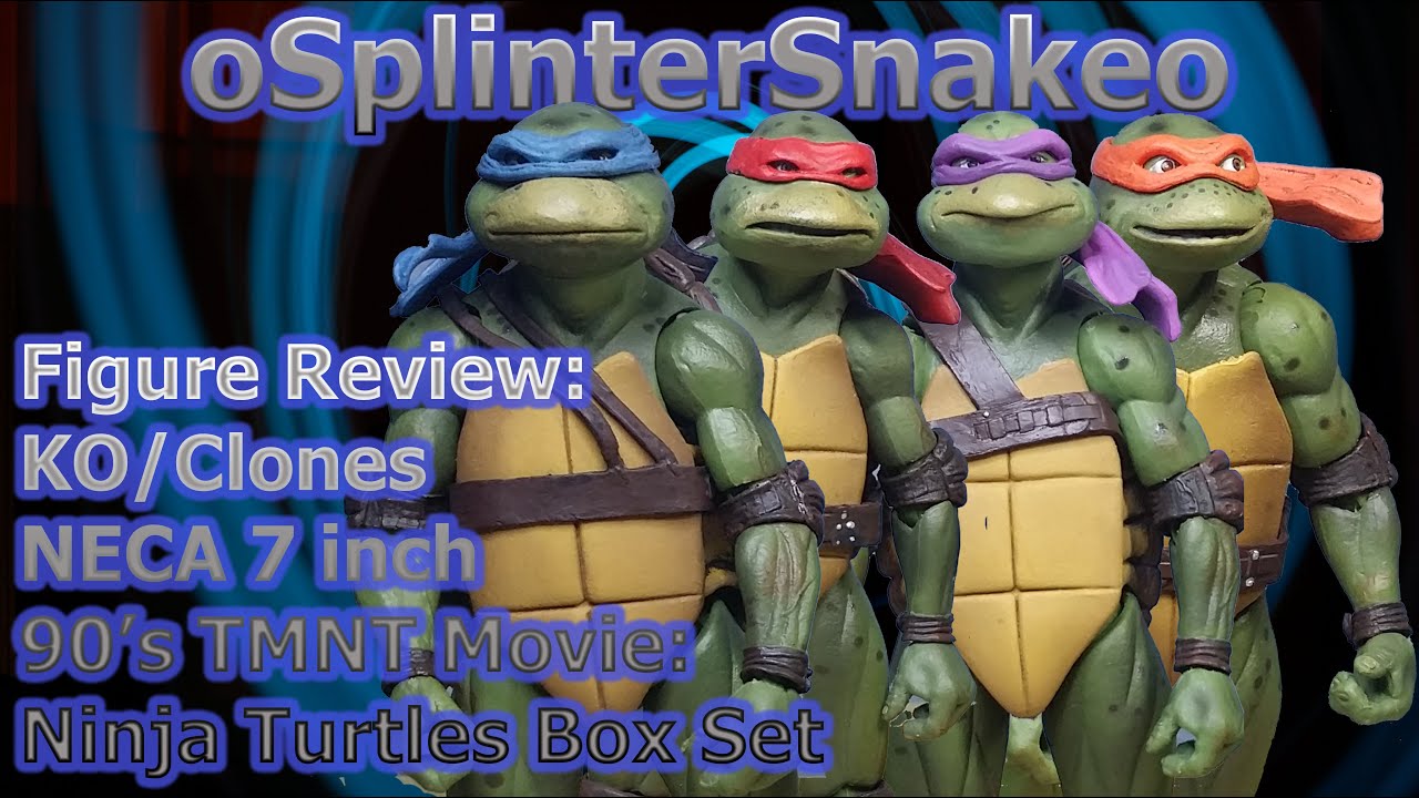 Figure Review: KO/Clone Neca 7 - Inch 90's TMNT Movie: Ninja Turtles Box Set