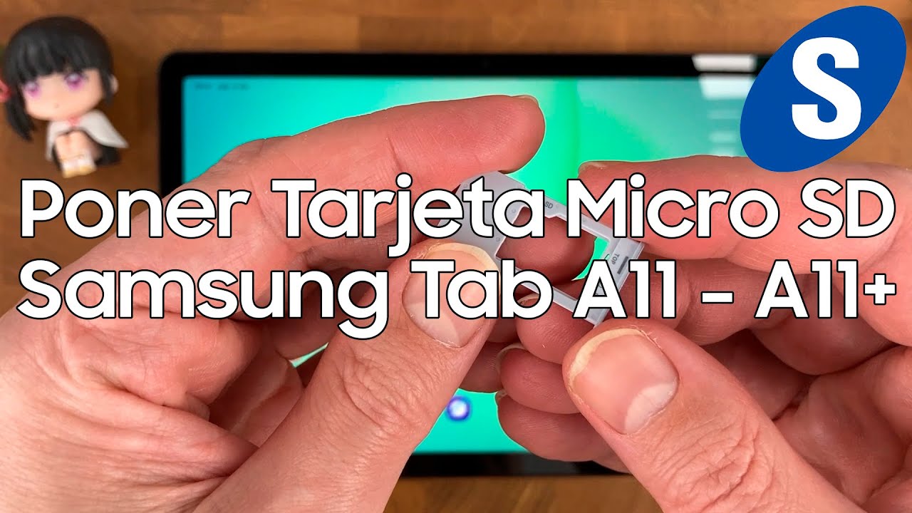 Como Poner la Tarjeta Micro SD en una Samsung Tab A11 y A11 Plus - Samsungizate