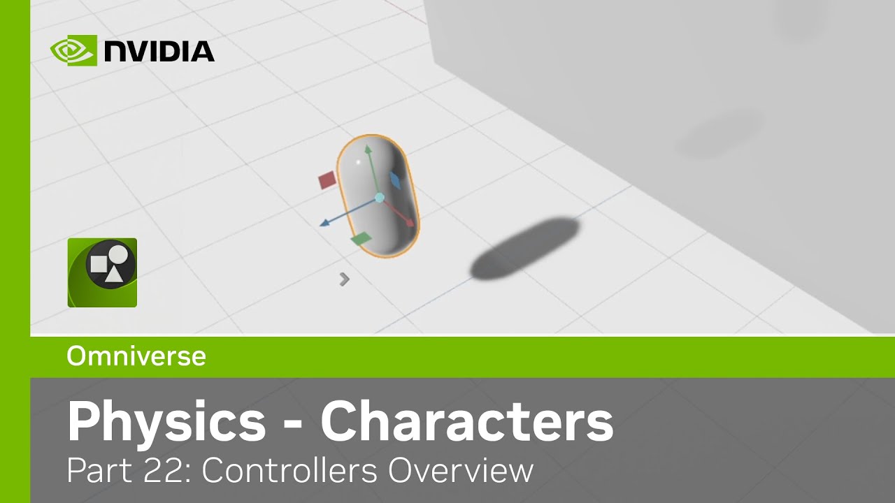Omniverse Physics Extension - Kit104 - Part 22: Character Controllers