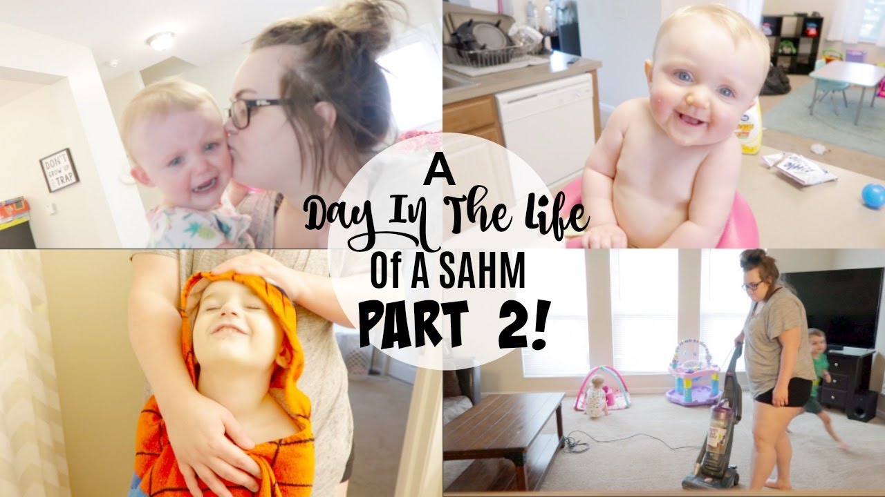 a REALISTIC day in the life of a STAY AT HOME MOM with THREE kids! |Part 2|