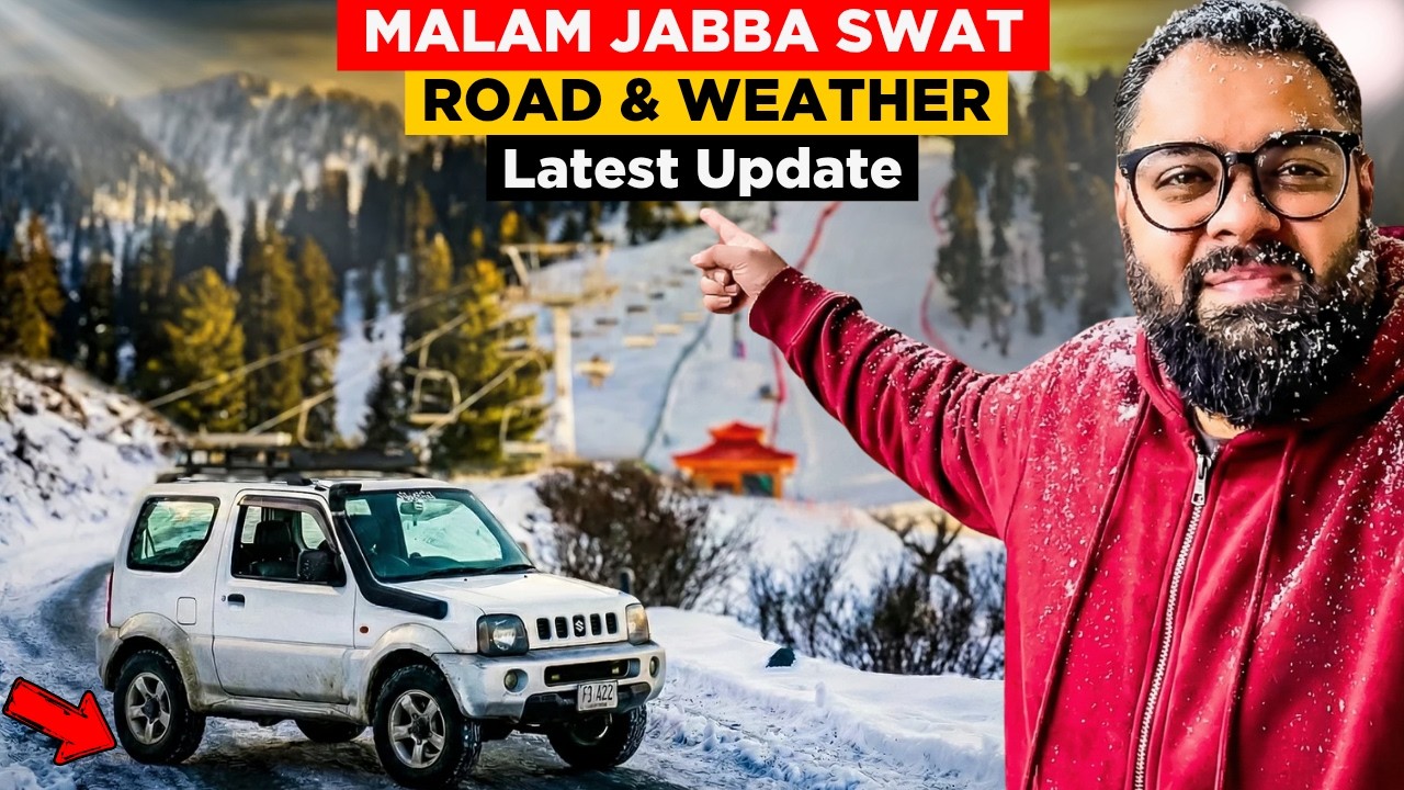 Road To Malam Jabba Swat | Can Small Cars Go in Winter? ⚠️ Road Guide